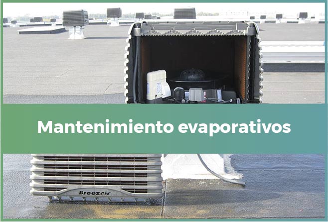 Mantenimiento climatizador evaporativo adiabatico industrial